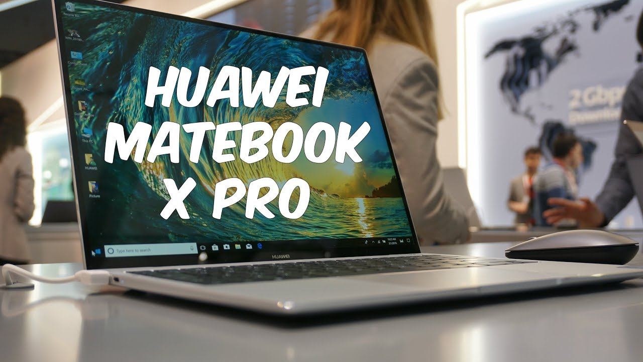 Huawei Matebook X Pro Hands on, Pop-up camera Demo, Features smartphone 5g