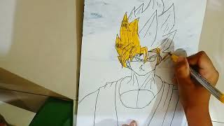 @howto colour super Saiyan form goku
