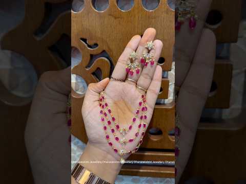 Ruby &amp; Cigniti Combination Neck Piece♥️ - Below 11 Grams #trending #jewellery #necklace #earrings