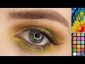 Makeup Revolution Bird of Paradise | Весенний желто-зеленый образ | Как Красить Глаза?