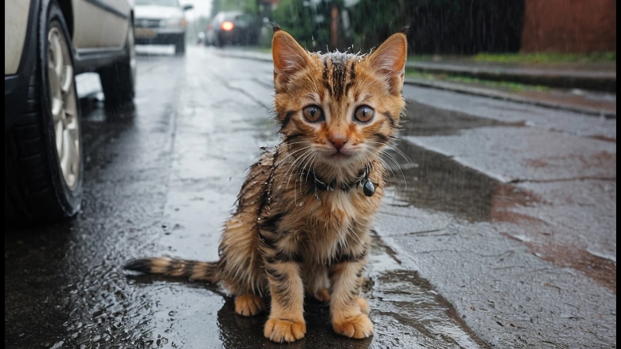 This Kitten Had No Hope in the Rain—Until Rescuers Changed Everything ...
