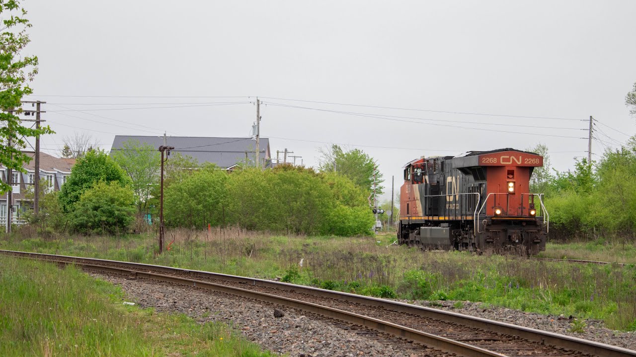 Central and Eastern Nova Scotia CN/VIA Rail Action. May 31st, 2025.