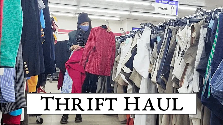 Come Thrift with Me | Styling Try-on Haul |  Model Image