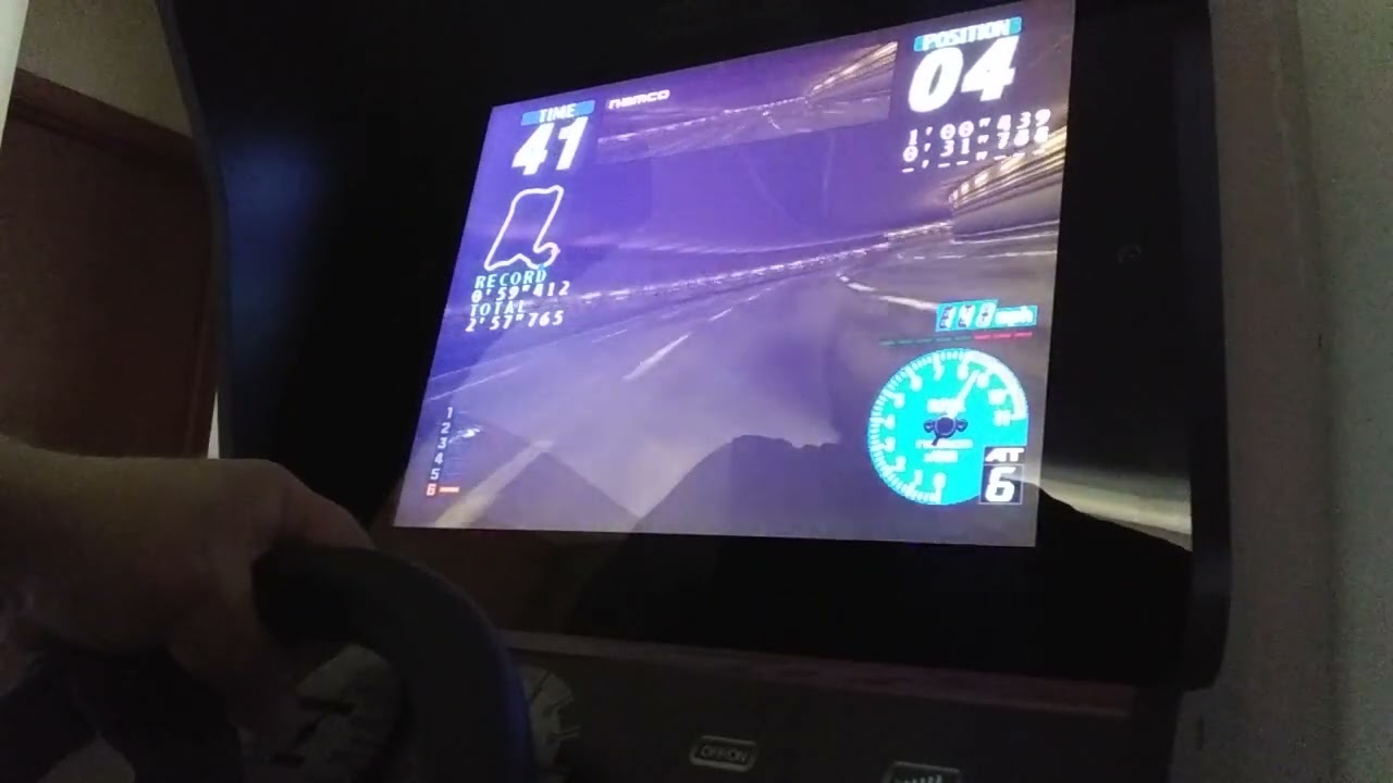 Rave Racer Arcade 1Up City