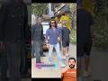 ram Charan 🥰 with bodyguard Kunta spotted at Bandra 😍 #ramcharan