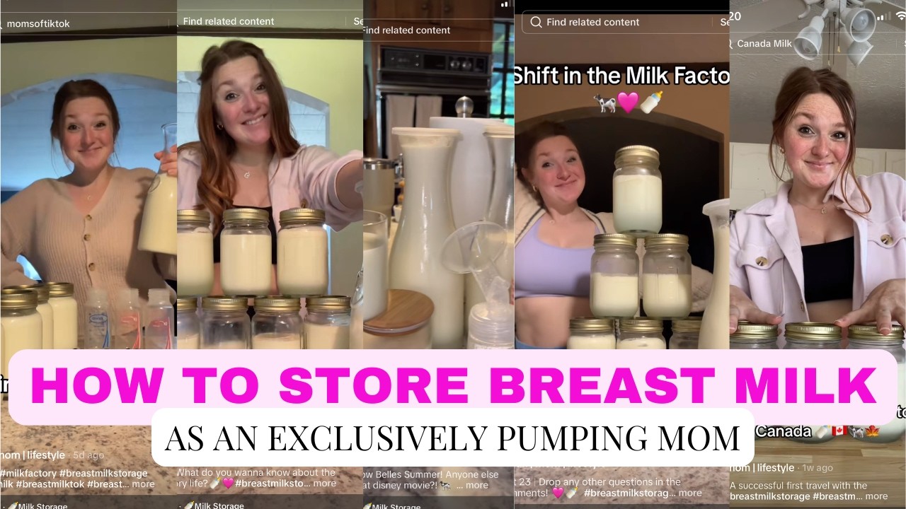 How to Store Breast Milk: Tips from an Exclusively Pumping First-Time Mom!