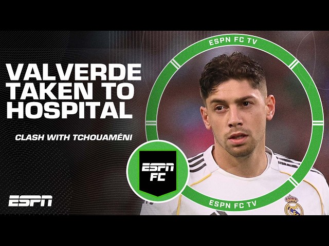 Video: ‘UTTER MADNESS!’ Valverde taken to hospital after incident with Tchouameni at Real Madrid | ESPN FC