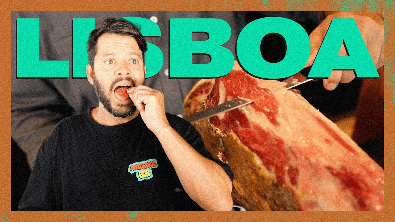 CHEGAMOS A PORTUGAL 🇵🇹 e fomos recebidos assim | 12 horas COMENDO em Lisboa