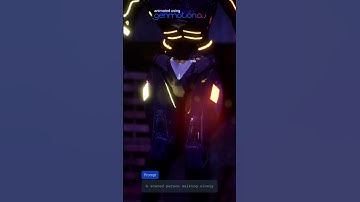 Cautious Robot Walk Cycle Animation | Easy Animation using GenMotion.AI