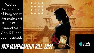Medical Termination of Pregnancy (Amendment) Bill Explained | 2020 | 2021 | Abortion Laws | MTP Act