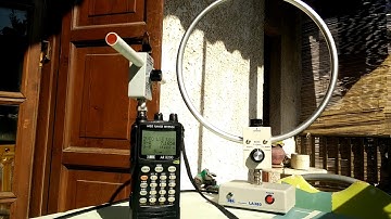 SV2CZF HF Active Ferrite Antenna VS AOR LA380 Loop Comparison
