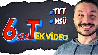 Msütyt 6 Saat Tek Vi̇deo - Coğrafya Genel Tekrar Ü 