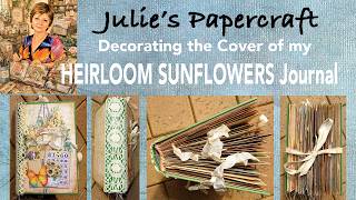 Decorating an Altered Book Cover | Junk Journal Cover Tutorial