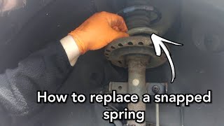 How to replace a front spring on your Renault Clio