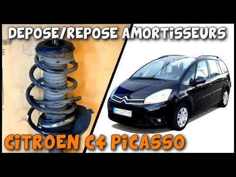 Citroën C4 Picasso] Dépose/Repose amortisseurs avant - YouTube