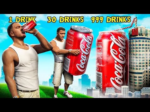 Cada soda es + 1 COCA COLA en tamaño en GTA 5