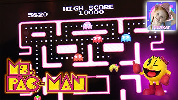 The Lillykat And Daddy Ms. Pacman Arcade Game Challenge