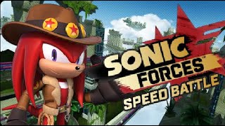 Sonic Forces Speed Battle Treasure Hunter Knuckles Gameplay