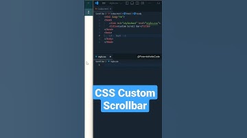 CSS Custom Scrollbar | CSS only #css #webdesign #shorts #scrollbar #tutorial #html #coding
