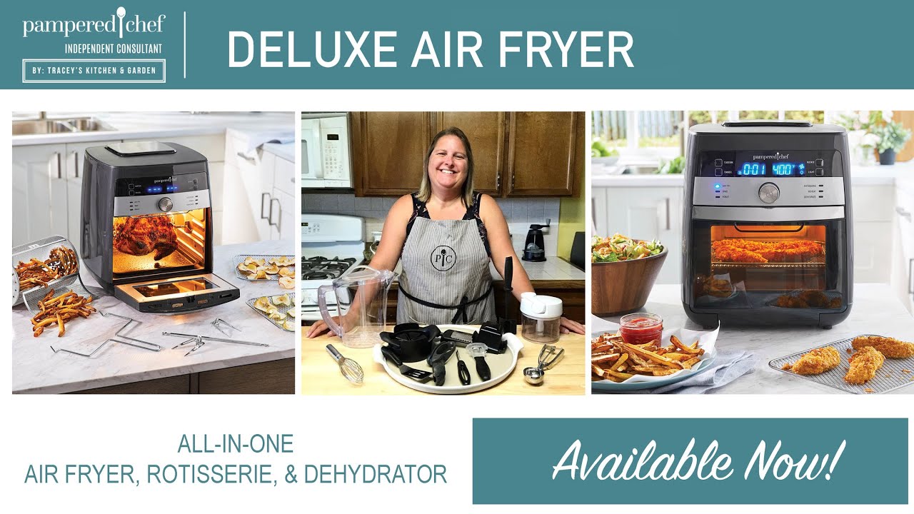 Pampered chef, deluxe air fryer, pampered chef deluxe air fryer, air fryer,...