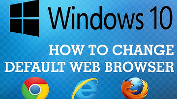 Windows 10 : How to change Default Web Browser?