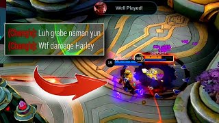 This Gameplay proves that even Base can't save you from Harley's Ultimate Skill || Mobile Legends