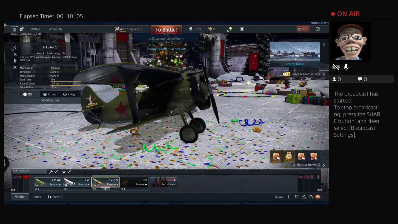 BigCorey_1's Live PS4 Broadcast ( WAR THUNDER )