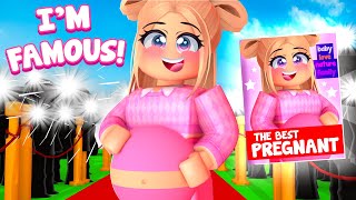 MY PREGNANT DAUGHTER BECAME FAMOUS IN ROBLOX BROOKHAVEN!