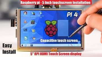 How to Install 5 inch Touch Screen LCD on Raspberry pi 4 | In Tamil