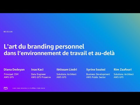 AWS Summit Paris 2024 - L'art du branding personnel dans l’enviroment de travail (BIZ116-FR) Episode cover