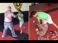Huge Random Guy Challenges Jiu-Jitsu Black Belt Robson Moura