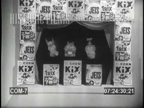 Kix/Trix/Jets - Puppet Cut-Out (1950s) 