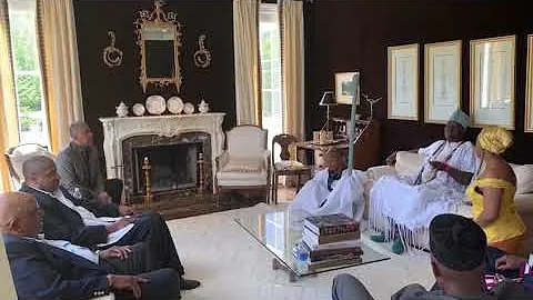 Video   Meeting with  HIS IMPERIAL MAJESTY ADEYEYE ENITAN OGUNWUSI  OJAJA II OONI OF IFE