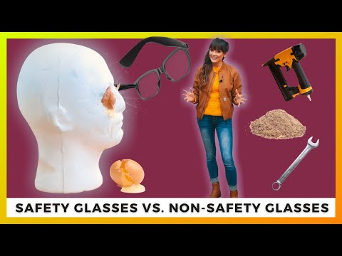 SAFETY GLASSES IMPACT TEST | ANSI Z87 VS Nail Gun, Wrench, and