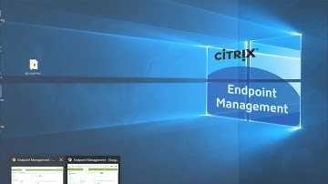 Citrix Endpoint Mangement Configure Citrix Workspace App by CEM App Config Policy and .admx file