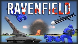 Jogando Ravenfield - Snipers, Mega Tanques e o Maior Mapa de Todos!!