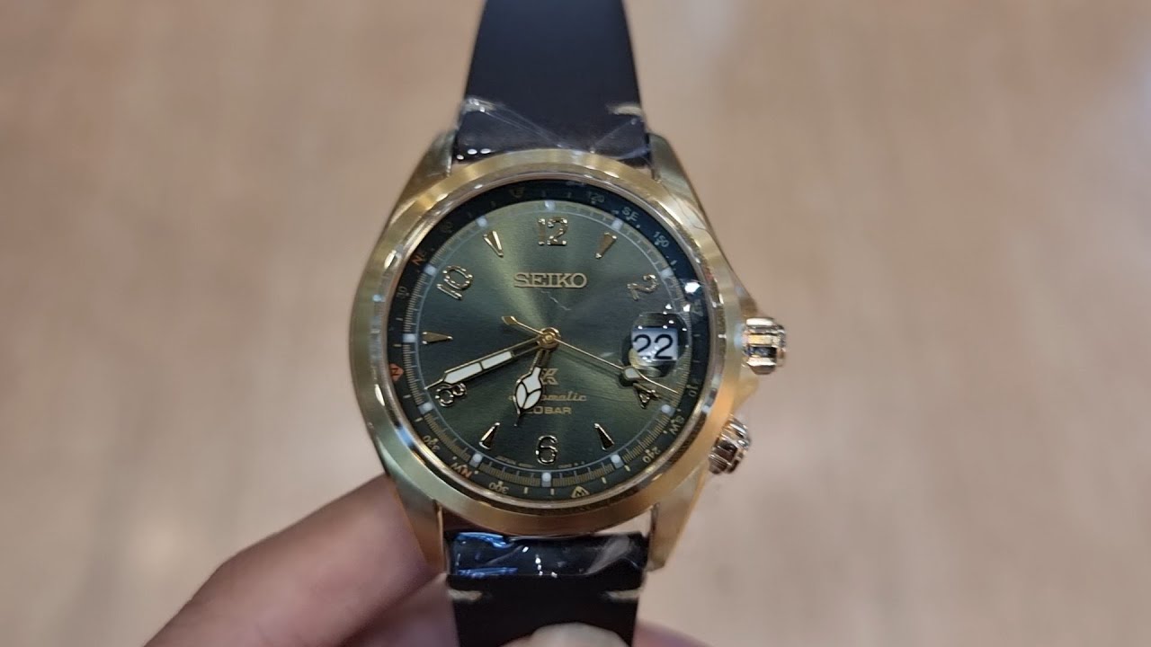 Seiko SPB210J1 | Seiko Alpinist Sunbeam Forest SPB210J1 - YouTube