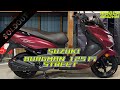【ヤフオク】(茨城より)4642km インジェクションモデル MB8EA スズキ バーグマン125 BURGMAN125STREET ワインレッド 純正Ledライト