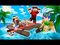 ZATTERA SEGRETA contro SIRENA MOSTRO - RAFT MINECRAFT ITA