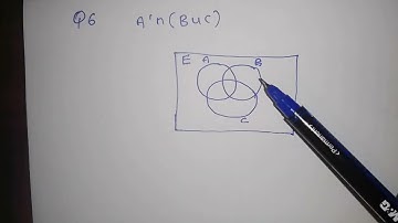 2017 GCE Mathematics paper 1 || Question 6 #sets #gce #2017