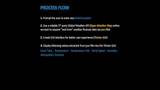 How to Code Live Weather Forecast Application in Python #AjitSaigal_Technocrat