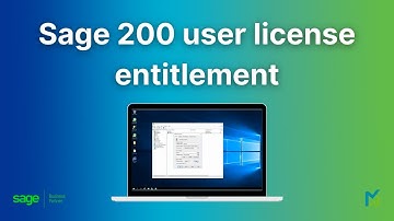 Sage 200 user license entitlement allocation