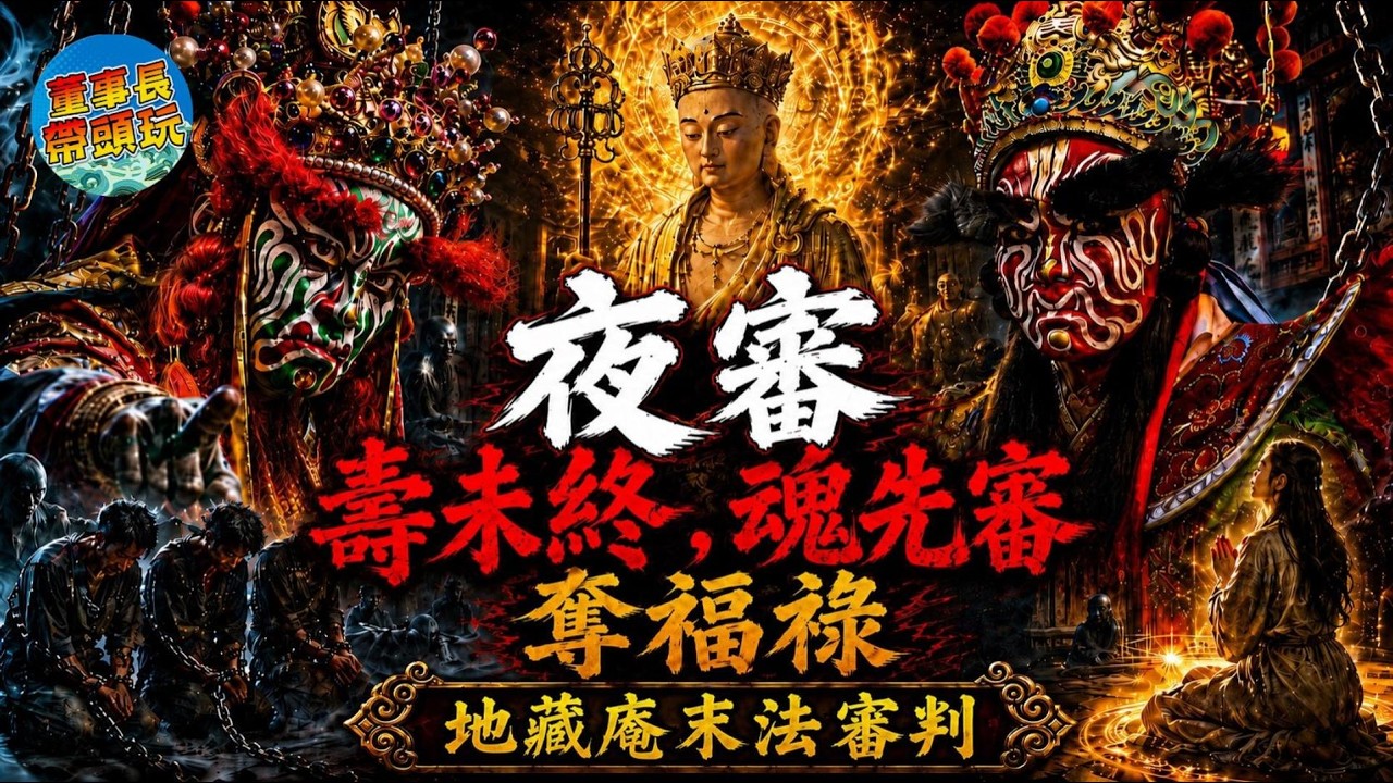 【地藏王菩薩的末法審判】地藏庵夜半審判，壽未終的人，也被押到菩薩面前1