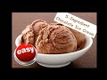 The easiest chocolate ice cream  only 5 ingredients