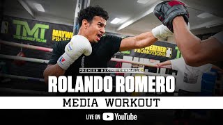Роландо Ромеро, медиа-тренировка | #ДэвисРомеро