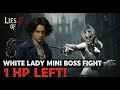 Beating the White Lady Mini Boss with JUST 1 HP LEFT! | Lies of P
