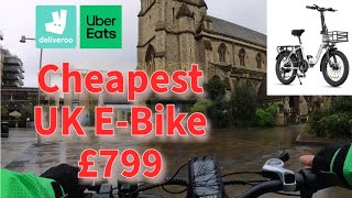 Testing cheapest ebike in UK while delivering food | London Rider Vlog
