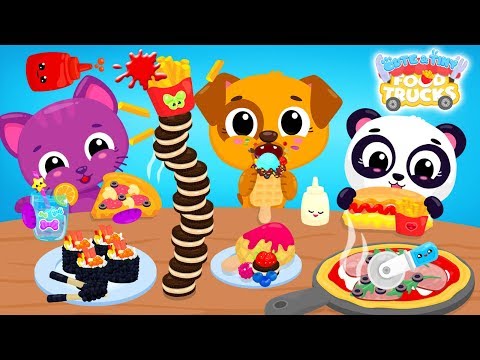 Cute & Tiny Food Trucks - Cooking with Baby Pets