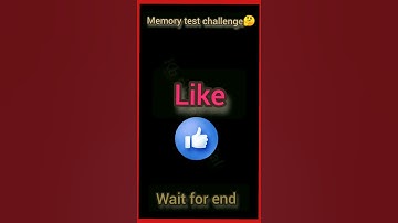 Memory Test || Riddles And Puzzles For Iq Test || part (20) || #shorts #quiztime