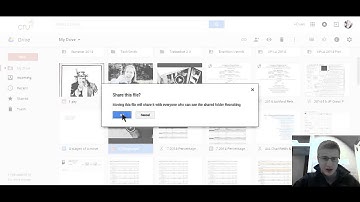 moving a document into a folder on Gdrive.webm